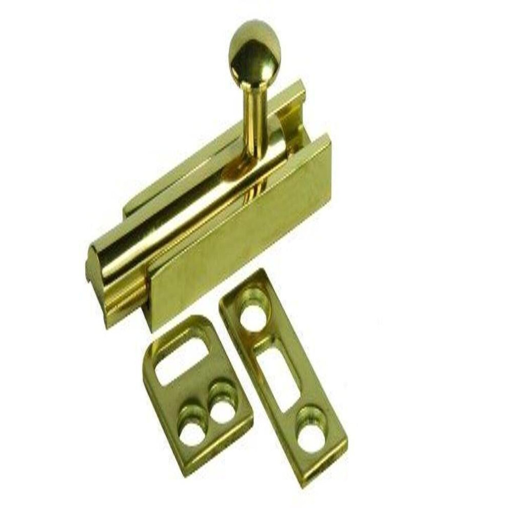 Jr Products 20635 Brass Surface Bolt 075681520635