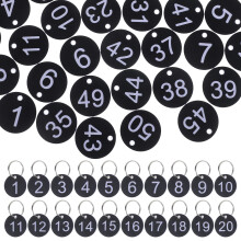 50 pièces - étiquettes en numérotées anneaux