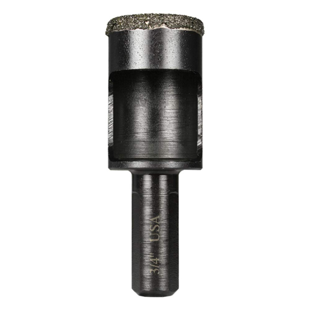 Photos - Bits / Sockets Montana Brands MB-65206 3/4 in. Diamond/Tile Drill Bit 1/4 in. Hex Shank 
