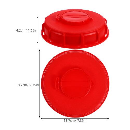 para ibc 1000 l con válvula roja 16,2 cm 1