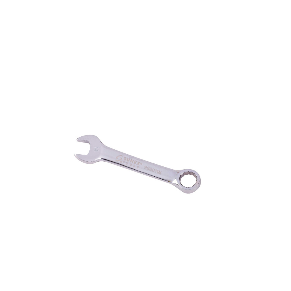 Sunex 993011M 11 Mm Fully Polished Stubby Combination Wrench 613364046234