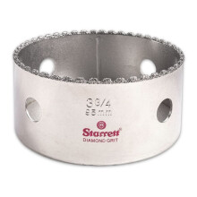 Starrett Diamond Grit Gatenzaag - Ideaal voor het boren van gaten met een kleine diameter - 3-3/4"""" Diameter 1-5/8"""" Zaagdiepte 5/8-18 Draadmaat