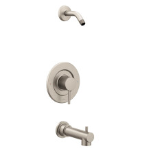 Moen Align Kit moderno di bilanciamento della pressione Posi-Temp in nichel spazzolato per vasca e doccia senza valvola per soffione richiesta T2