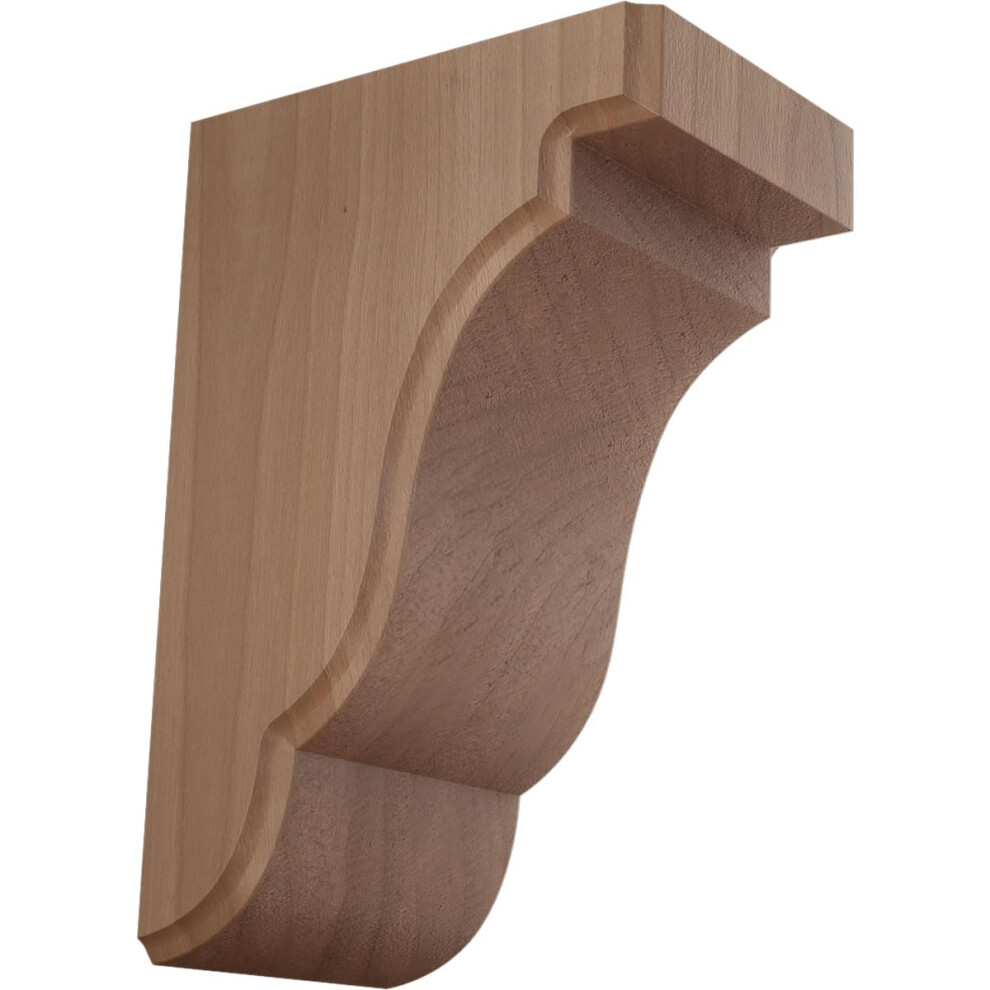 Ekena Millwork BKTW04X05X08BECH Bedford Wood Brackets 3 1/2""""W x 5""""D x 7 1/2""""H Cherry-image-OPC-PM95RDB-NEW