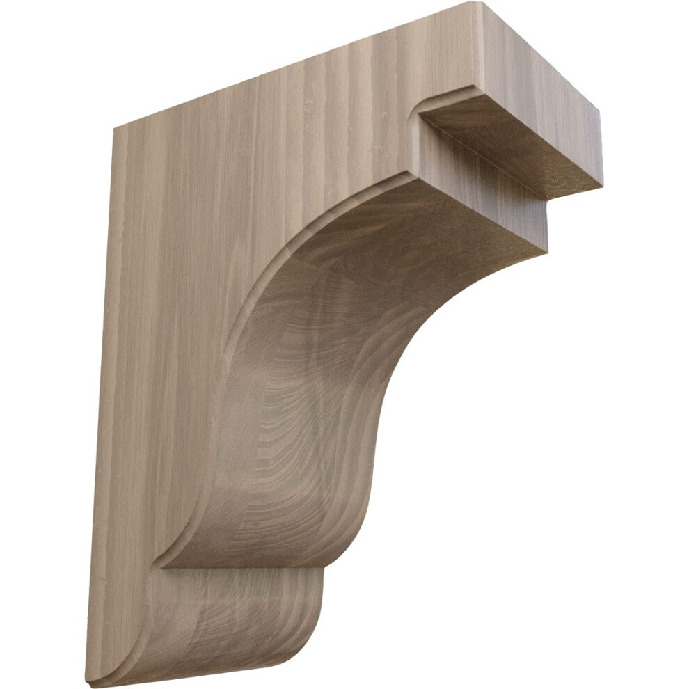 Ekena Millwork BKTW05X09X11BEWA Bedford Wood Brackets 5 1/4""""W x 8 1/2""""D x 11""""H Walnut-image-OPC-PM95RFW-NEW