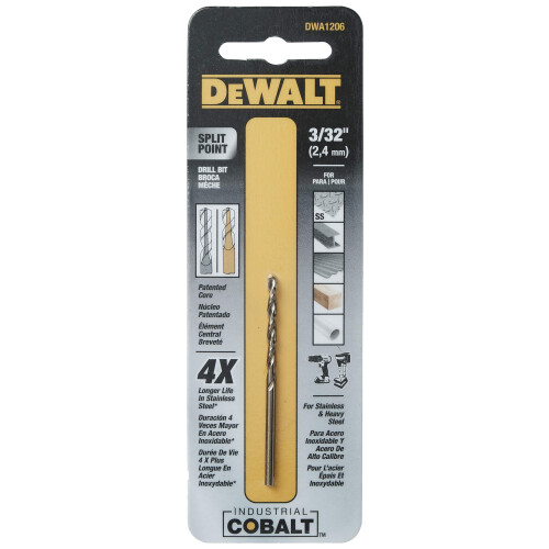 DeWalt DEWALT DWA1206 3/32"""" Pilot Point Industriel koboltlegering st?lbor 2