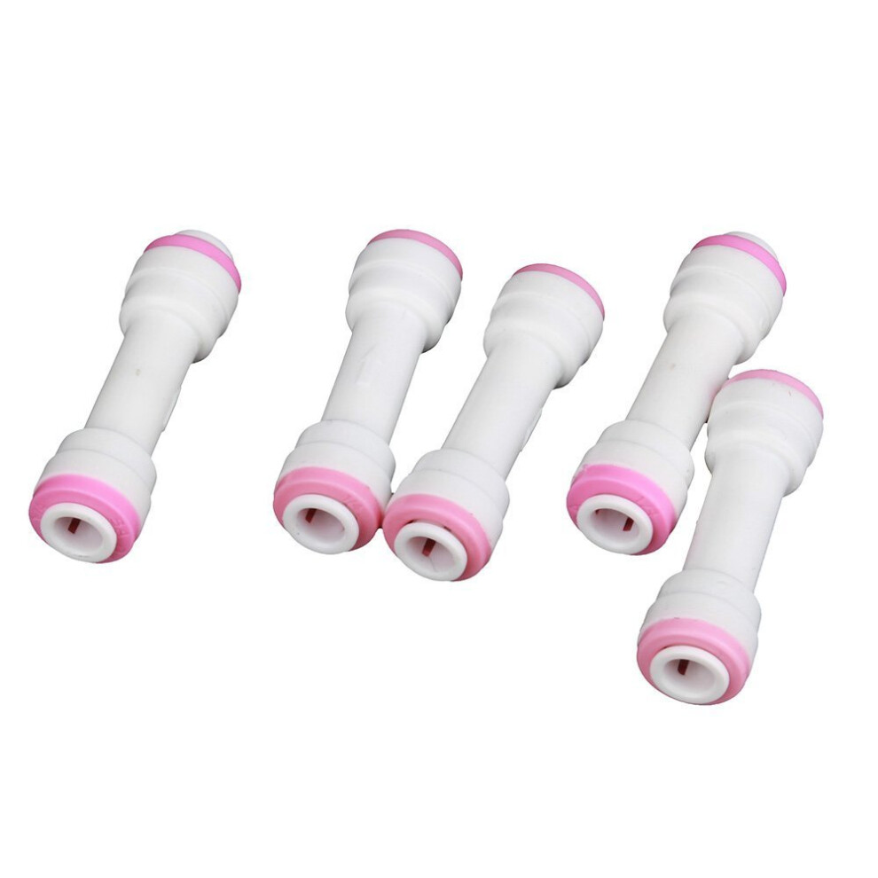 Malida 1/4"""" Ro Water Tube Fitting Check Valve Straight Quick Push To Connect Check Valve For Ro Water Systems Water Purifier Pack Of 5 712641075087