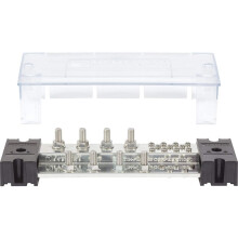 Blue Sea Systems POWERBAR1000 8 X 3/8 STUD W/CVR 1000A Beige