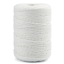 2MM Butchers String, 656ft Strong White String, Natural Food Grade Cooking String, Cotton String for Kitchen Rotisserie Chicken, Tying Meat, Making