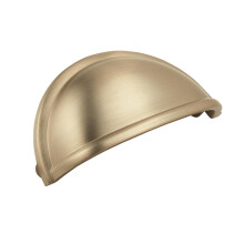 Amerock | Kabinet Cup Tr?k | Gylden Champagne | 3 tommer (76 mm) Center til Center | Koptr?kker | 1 pakke | Skuffetr?k | Skuffeh?ndtag | Skabs ha