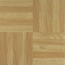 Tivoli zelfklevende vinylvloertegels 45 tegels - 30 x 30 cm viervinger vierkant parket - Peel & Stick DIY-vloeren voor keuken, eetkamer, bed