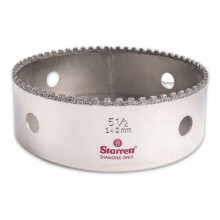 Sega a tazza Starrett con grana diamantata - Ideale per eseguire fori di piccolo diametro - Diametro 5-1/2"""" 1-5/8"""" Profondit? di taglio 5/8-18
