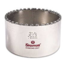 Starrett Diamond Grit Gatenzaag - Ideaal voor het boren van gaten met een kleine diameter - 3-1/8"""" Diameter 1-5/8"""" Snijdiepte 5/8-18 Draadmaat