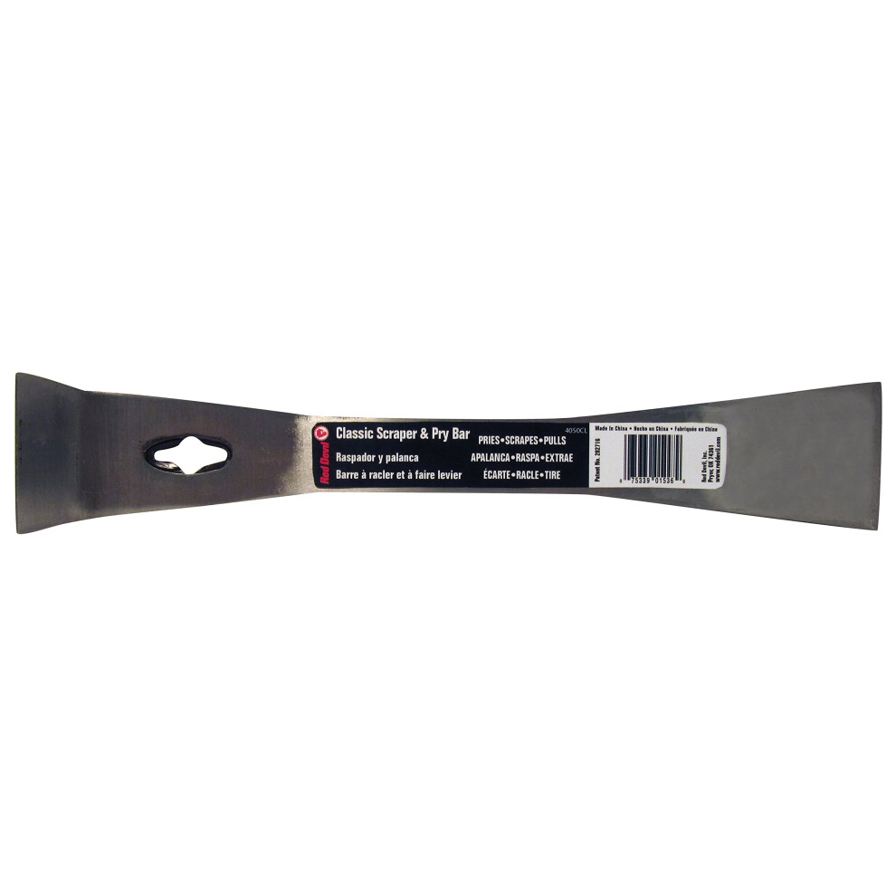 Red Devil 4050Cl Classic Scrape & Pry Bar Silver 075339015360