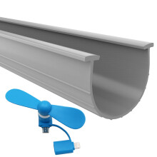 De grijze garagedeurbodemafdichting uit 2021 | 20 voet 3,5-3,75 inch breedte garage rubber vervangingsset | T-uiteinden (1/4-5/16 inch) Garagedeu