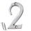 RCH Hardware NO-BR235-50 Messing nummer 2 tommer poleret krom 1