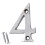 RCH Hardware NO-BR235-50 Messing nummer 2 tommer poleret krom 1