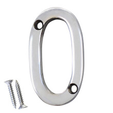 RCH Hardware NO-BR235-50 Messing nummer 2 tommer poleret krom