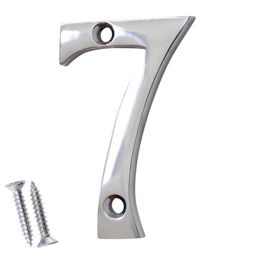 RCH Hardware NO-BR235-50 Messing nummer 2 tommer poleret krom