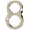 RCH Hardware NO-BR235-50 Messing nummer 2 tommer poleret krom 4