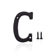 Moderne husnumre Smedejerns hjemmeadresse/postkassenummer DIY hardware 3 tommer h?j (bogstav C)