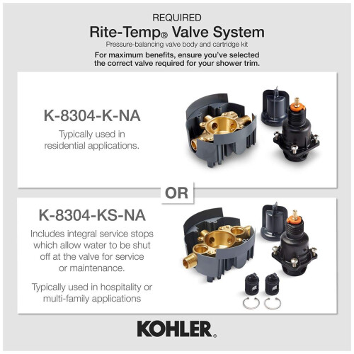 Kohler K-TS24617-4-SN  Nur Ventilgarnitur fr Duschen 2