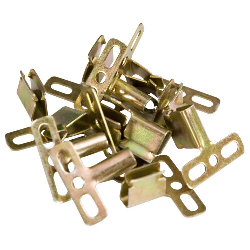 Mid America Steel Shutter Clips fr vinylluckor - pse med 12 st