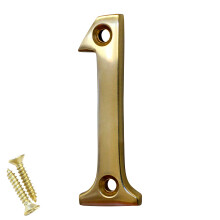 RCH Hardware NO-BR235-50 messinki numero 2 tuumaa kiillotettu messinki