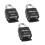 Master Lock MasterLock 1178D Combination Padlock Die Cast Body 3 Pack Black/Silver (Keyed Different) 1