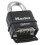 Master Lock MasterLock 1178D Combination Padlock Die Cast Body 3 Pack Black/Silver (Keyed Different) 2