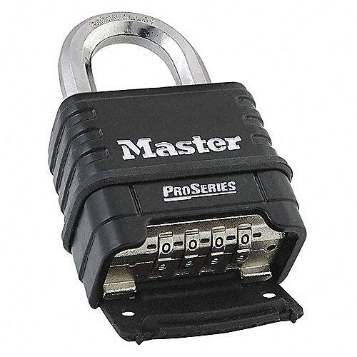 Master Lock MasterLock 1178D Combination Padlock Die Cast Body 3 Pack Black/Silver (Keyed Different) 1