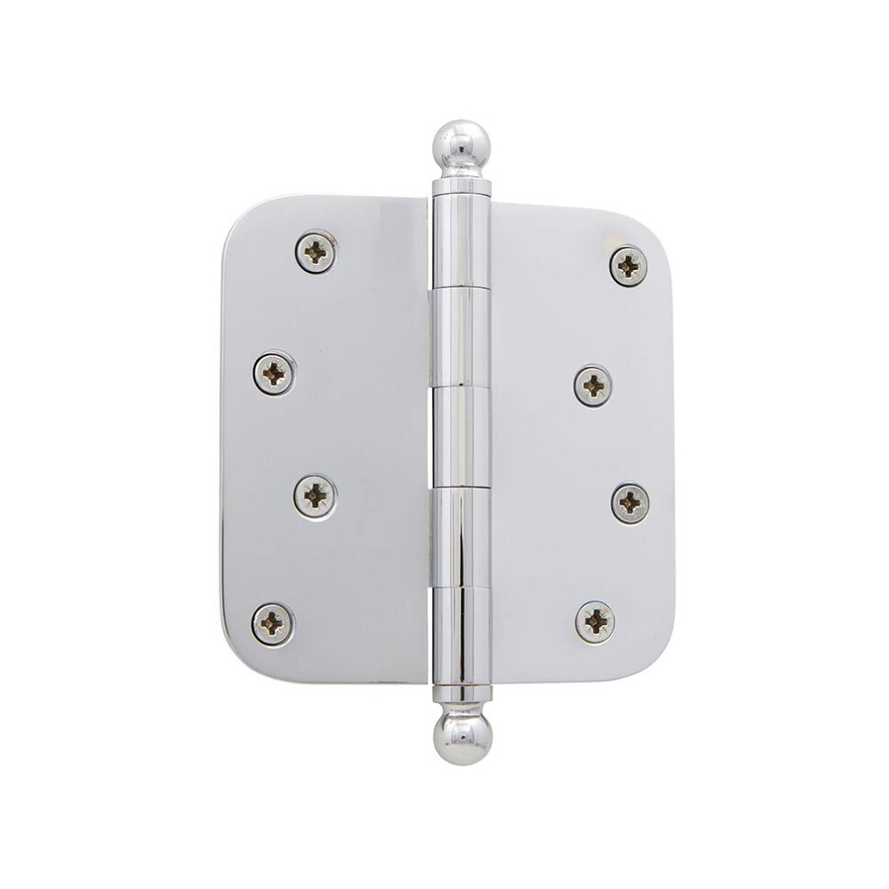 Nostalgic Warehouse Ball-Tip Residential Door Hinge With Radius Corner 640697283654