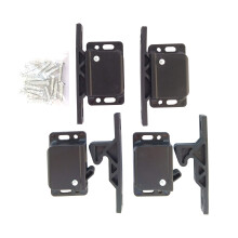 ABA Set di 4 chiusure Grabber 10 LB Chiusura a spinta per armadio per hardware per barche camper