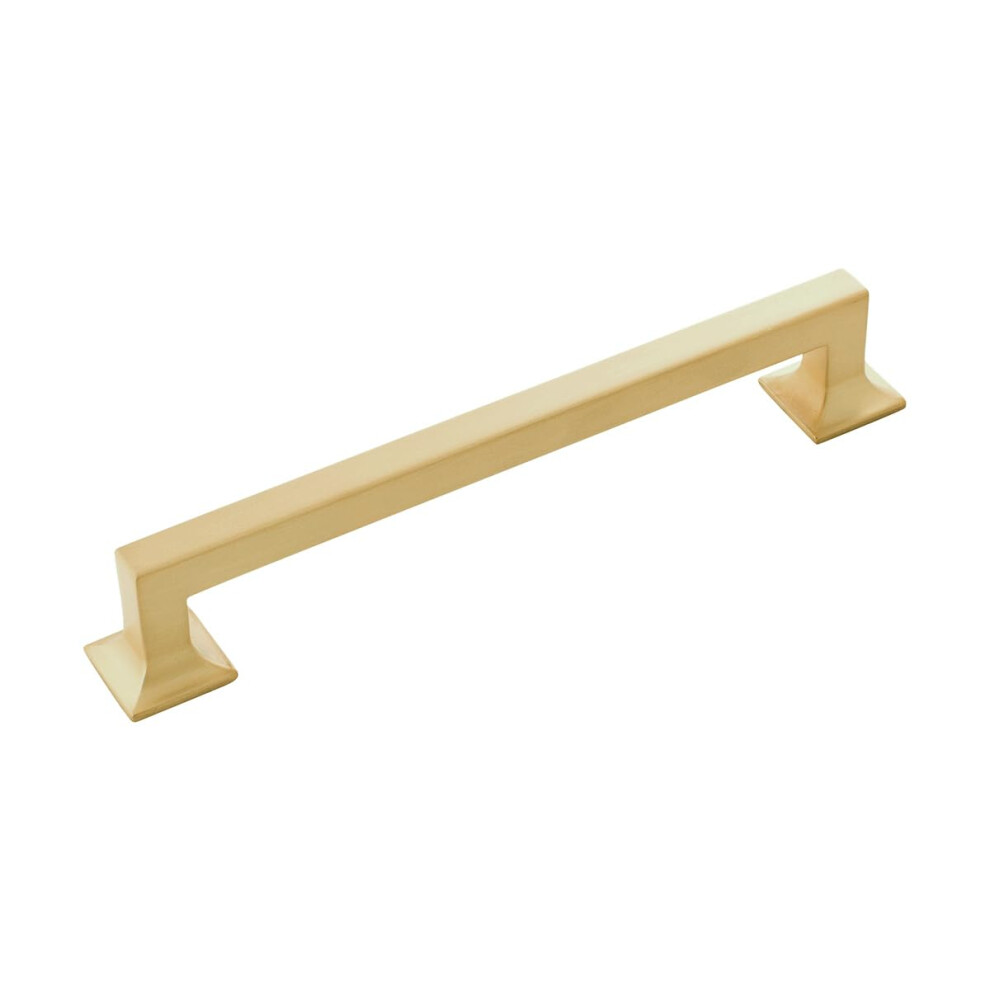 Photos - Other for Repair Hickory Hardware Studio Collection Pull 7-9/16 Inch  Center to Center Brushed Golden Brass Finish P3019-BGB(192mm)