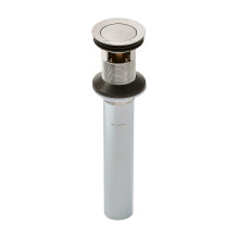 Pfister 972-101J Push & Seal Gruppo di scarico pop-up in metallo per lavandino del bagno Nichel spazzolato