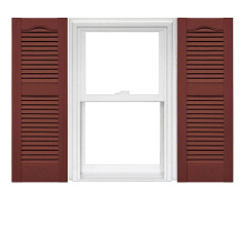 Mid America Open Louver vinylskodder (1 par) - 14,5 x 25 027 Burgundy Red