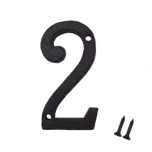 YICC 3 tommer husnumre St?bejerns postkassenummer/hjemmeadressenummer nummer 2