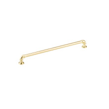 Richelieu Hardware BP2209320160 Collezione Steampunk Maniglia da centro a centro rotonda vintage in ottone satinato da 320 mm per armadietti e ca