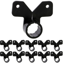 Highcraft PXBUTT001-10 PEX 1 Zoll Aufhngeklemme Butterfly-Stil aus Hartplastik (10er-Pack) 1 in Grau