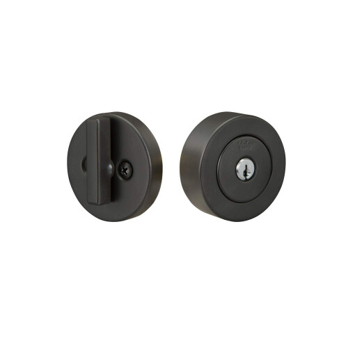 Yale Yale Home Flat Rund Encylinder Svart Mocka Deadbolt