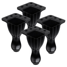 T Tulead 3.15-Inch Length Furniture Legs Couch Feet Aluminum Alloy Cabinet Feet Dresser Legs Pack of 4