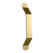 National Hardware N700-109 Interieur schuifdeurbeslag Charleston Pull 10-inch Eenvoudig te installeren Geborsteld goud