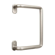 National Hardware N700-104 Schuifdeurbeslag voor binnendeuren Troy Pull 8 in satijnnikkel
