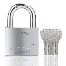 70mm Heavy Duty Lock Warehouse vedenpitv avainriippulukko Korkeaturvallinen riippulukko 4 avaimella