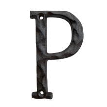 Husbogstav 5 tommer h?jt st?bejern Hjemmeadressebogstav perfekt matchende 5,5 tommer st?bejerns husnumre (P)
