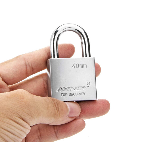 40mm Heavy Duty Lock Warehouse Waterproof Keyed Padlock High Security Padlock with 4 Keys 1