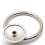bnafes skuffering Pull Drop Ring Knopper i S?lvfarve - (6 Stk) 2