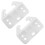 AXLIZER 6 guide per cassetti in plastica, staffe per guide per cassetti con montaggio centrale per guide per cassetti 3