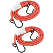 Bungee nury HELIDA s hcky 3/8 palce tlust kulat bungee nura Heavy Duty Siln hcky pro cyklistick nosice vozk Trunk Camping (48 palcu 2 ks cer