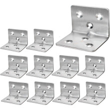 40 Stck Edelstahl-Eckstreben, 1,2 x 1,2 x 1,5, kleine Eckwinkel fr Holzmbel, Splitter 90-Grad-L-Klammern, Metallverbindung, rechtwinklige Halterun